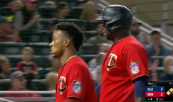 Twins take 4-3 lead over Indians with three straight base hits
